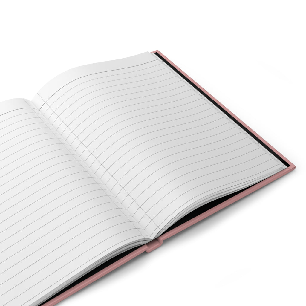 Hardcover Journal — 'I Am Good Enough' Motivational Pink Notebook for Self‑Care & Confidence