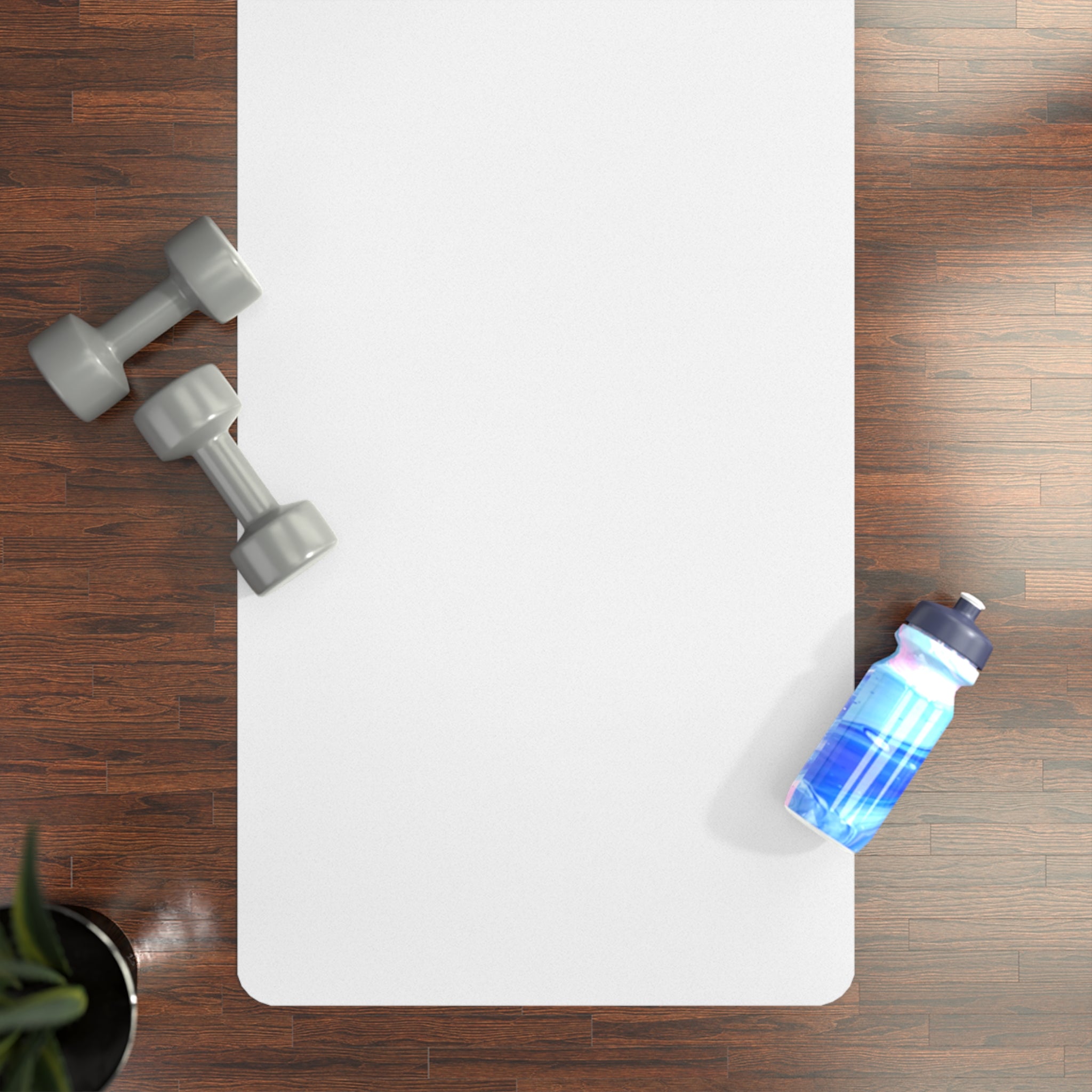 Yoga Mat — "I Am Good Enough" Rubber Fitness Mat for Mindful Practice