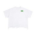 Vintage Wash Boxy Distressed Hem T-Shirt