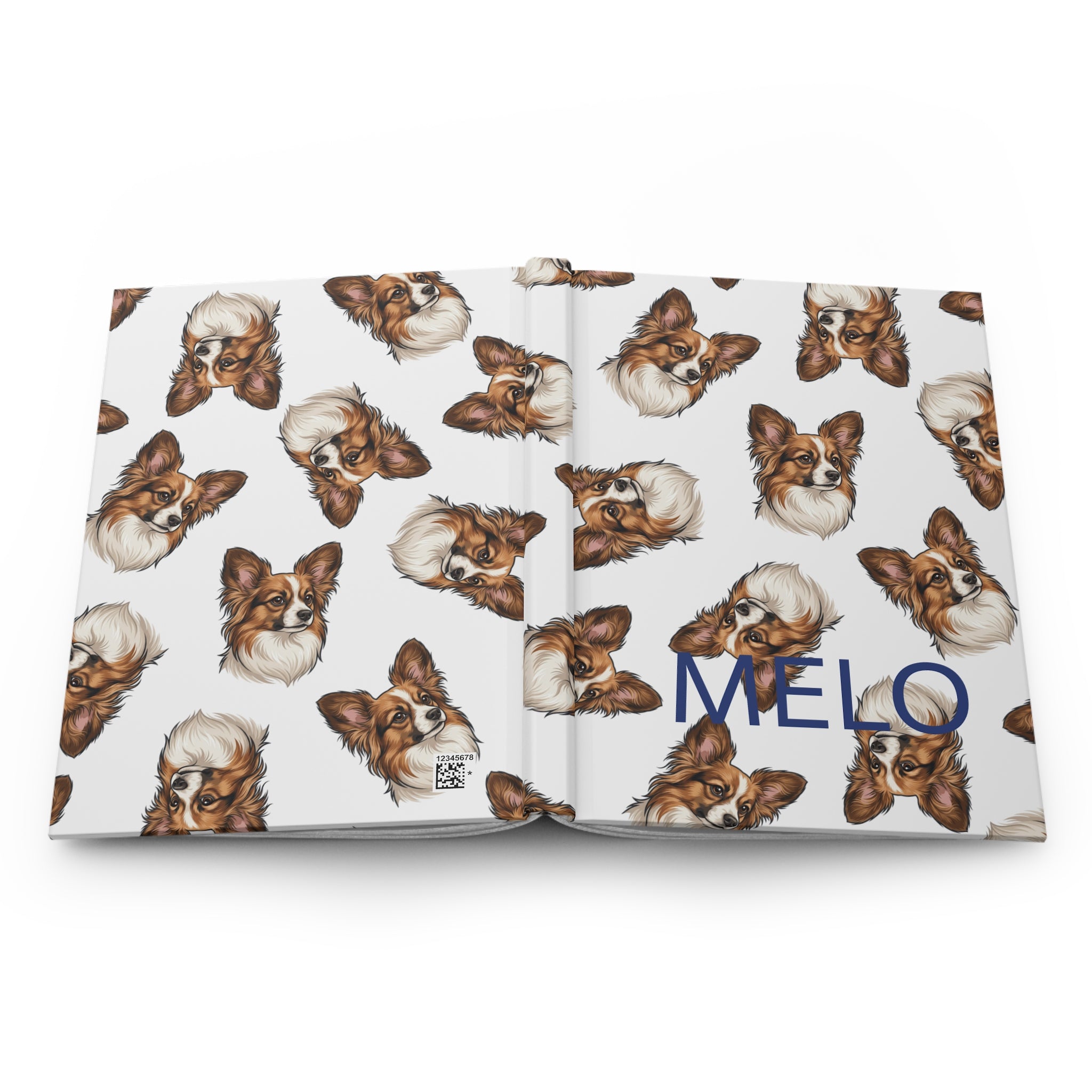 Personalized Hardcover Journal — Custom Photo Matte Notebook for Memories & Daily Notes