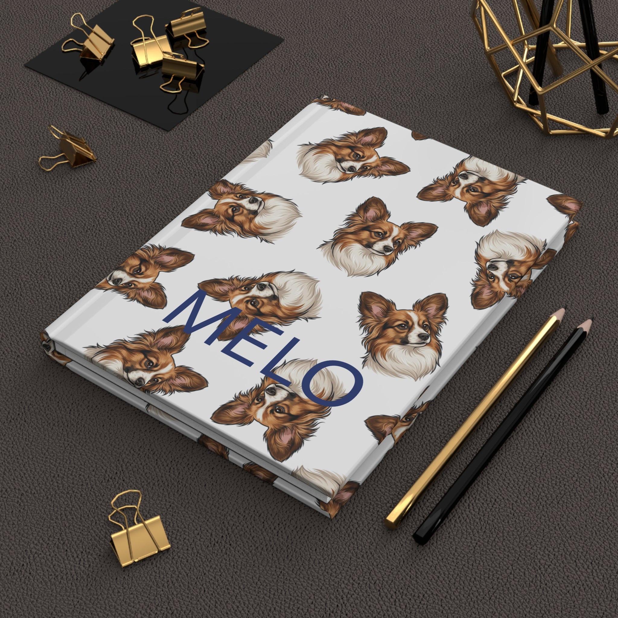 Personalized Hardcover Journal — Custom Photo Matte Notebook for Memories & Daily Notes
