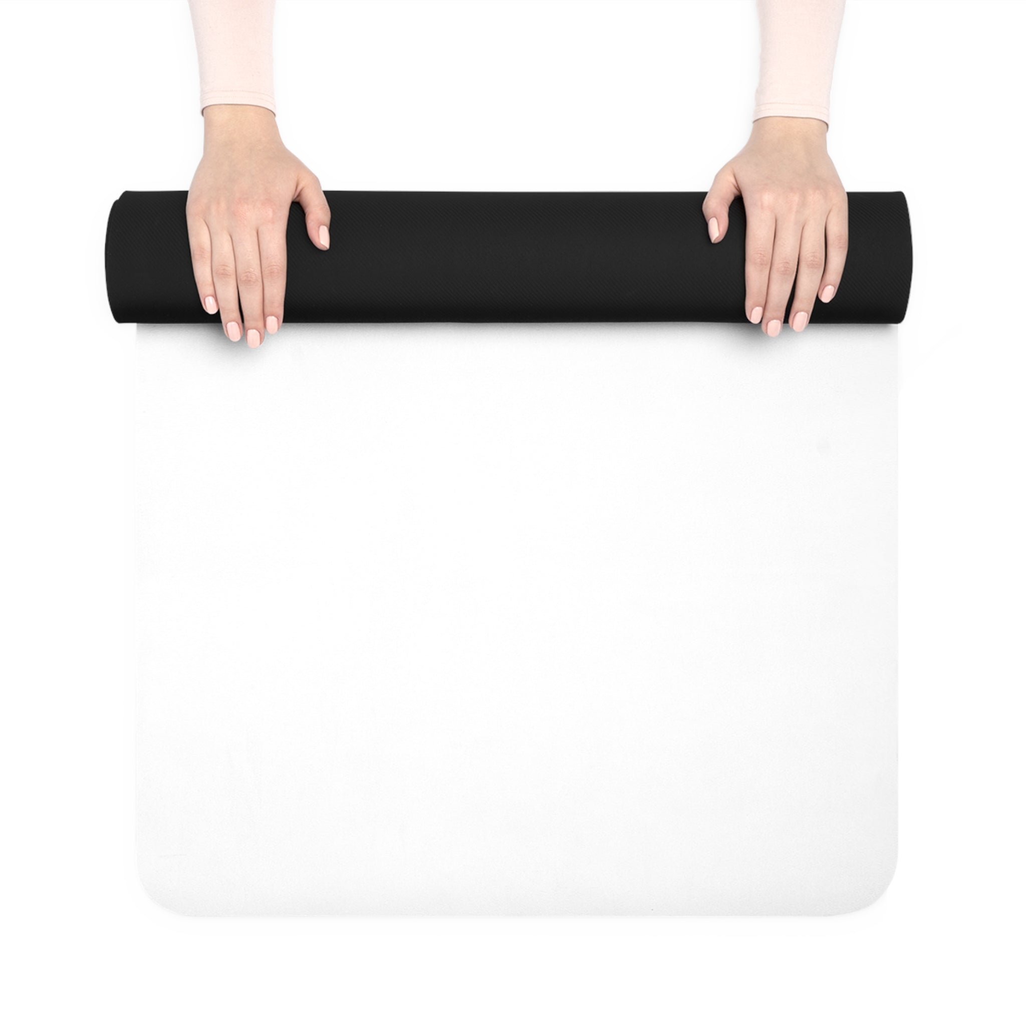 Yoga Mat — "I Am Good Enough" Rubber Fitness Mat for Mindful Practice
